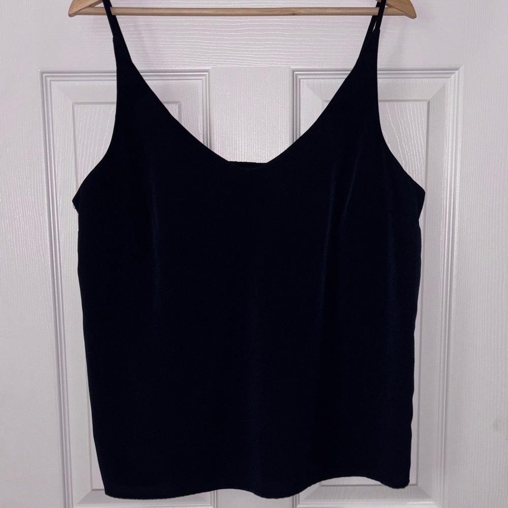 Banana Republic Silky Camisole Tank Top Navy L